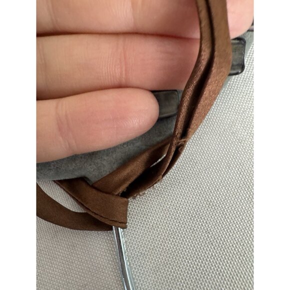 Vintage Y2K Rare Find Bebe Women Medium Silk Babydoll Cami Pink Mocha Boho Fairy - Picture 5 of 14